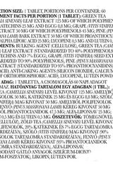 Nutriversum VITA Antioxidant supplement facts including ingredients and benefits of 60 tablets.