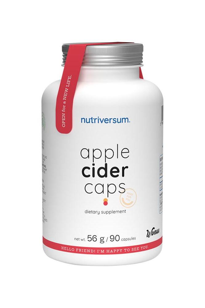 Nutriversum Apple Cider Caps dietary supplement, 90 capsules for weight loss and healthy living.