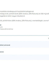 Nutriversum Collagen Coffee capsules with 500 mg collagen, 80% Arabica and 20% Robusta for Nespresso machines.