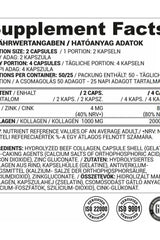 Supplement facts label for Nutriversum Collagen - WSHAPE, detailing ingredients and nutrition information.