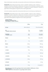 Nutriversum EAA nutritional information, highlighting essential amino acids and B6 vitamin content.