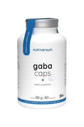 Nutriversum GABA dietary supplement bottle containing 60 capsules for brain health.