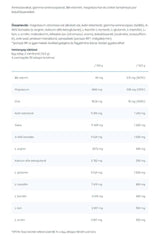 Nutriversum GH Powder nutrition facts, highlighting active ingredients and their benefits in a 315g format.