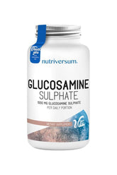 Nutriversum Glucosamine Sulphate 60 capsules bottle for joint health and wellness supplements.