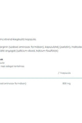 Nutriversum L-Arginine Caps ingredients and dosage information on a dietary supplement label.