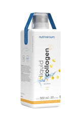 Nutriversum Liquid Collagen 10.000 Mg Sugar Free Mango flavor in 500 ml bottle with 20 servings.