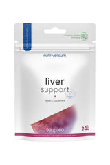 Nutriversum Liver Support supplement package, 60 tablets for normal liver function support.