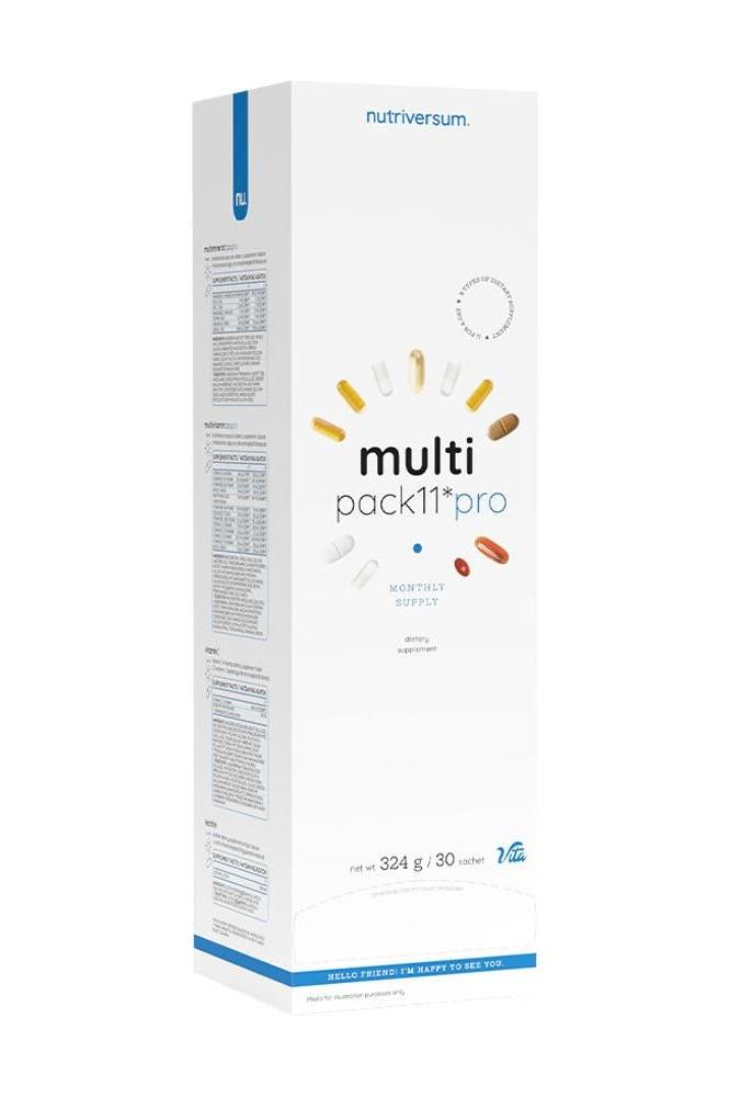 Nutriversum Multi Pack 11 Pro VITA multivitamin pack, 30 daily servings for complete vitamin and mineral support.