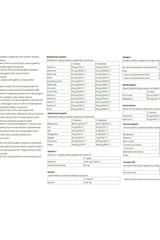 Nutriversum Multipak11 Pro VITA supplement facts and ingredients breakdown for optimal health.