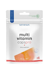 Nutriversum Multivitamin Caps Pro packaging, containing 60 capsules to support overall health and immunity.