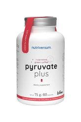 Nutriversum Pyruvate Plus dietary supplement for women, 60 capsules, supports diet and weight loss goals.