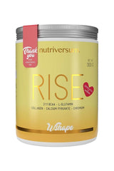Nutriversum RISE WSHAPE supplement jar with essential amino acids for energy and weight support.