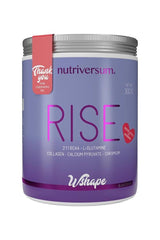 Nutriversum RISE WSHAPE instant drink powder 300g for energy, weight loss support, and amino acids.