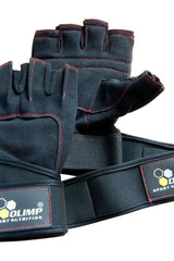 Olimp Accessories Hardcore Raptor training gloves with wrist support for improved comfort and durability.
