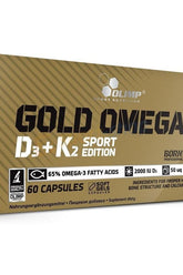 Olimp - Gold Omega 3 D3 + K2 Sport Edition - 60 caps - Nutri.se