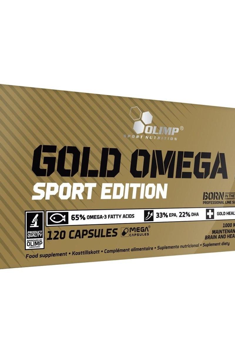 Olimp - Gold Omega 3, Sport Edition - 120 caps - Nutri.se