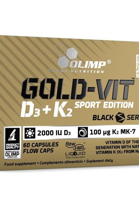 Olimp - Gold Vit D3 + K2 Sport Edition - 60 caps - Nutri.se