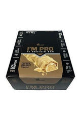 Olimp I'M PRO Protein Bar Coffee Delight flavour box, 15x40g high protein snack with low sugar, no preservatives.