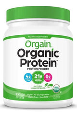 Orgain Organic Protein powder, plant-based, 21g protein per serving, gluten-free, non-GMO, unsweetened