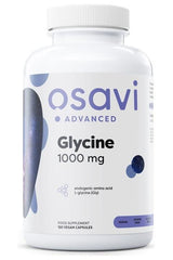 Osavi Glycine 1000mg vegan capsules - sugar-free, gluten-free, and lactose-free supplement.