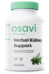 Osavi Herbal Kidney Support supplement bottle with 60 vegan capsules for urinary tract health.