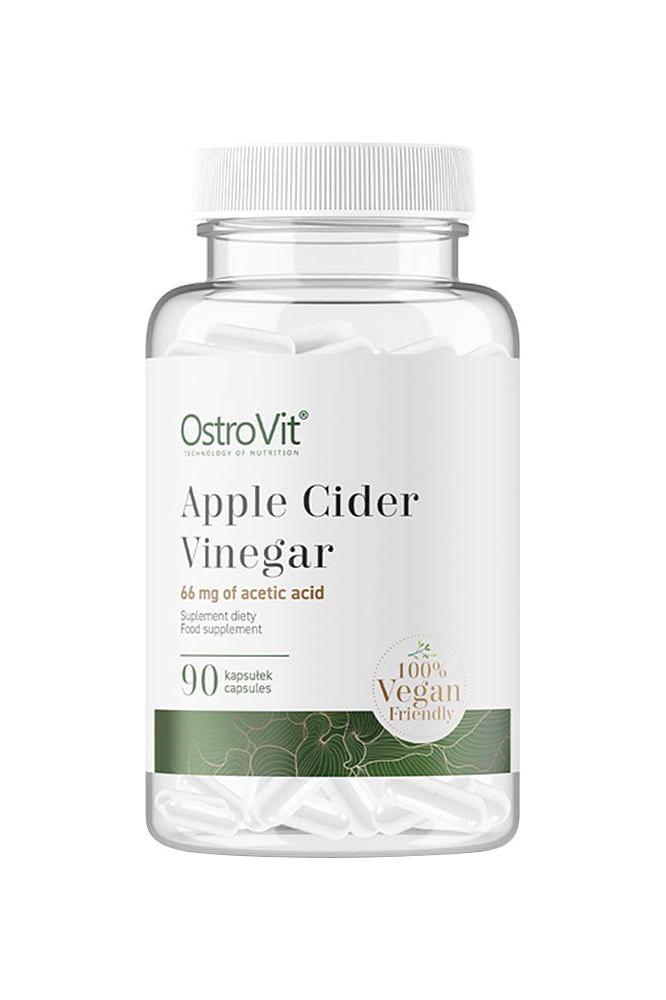 OstroVit Apple Cider Vinegar VEGE - 90 capsules for immune support and weight management.