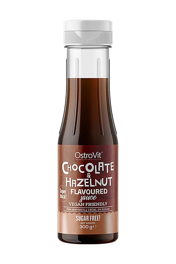 OstroVit Chocolate & Hazelnut Flavoured Sauce 300g, sugar-free and vegan-friendly, perfect for low-calorie diets. OstroVit Chocolate & Hazelnut Flavoured Sauce 300g, sugar-free and vegan-friendly, perfect for low-calorie diets.
