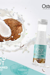 OstroVit Coconut Flavoured Sauce in a bottle with coconut splashes, sugar-free and low-calorie, 350 g.