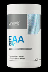 OstroVit EAA 5750 mg dietary supplement, 300 capsules for essential amino acids support.