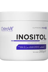 OstroVit Inositol 200g supplement, supports nervous system health and reduces stress. Pure myo-inositol.