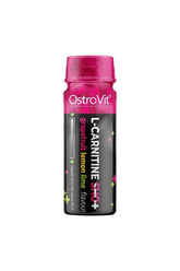 OstroVit L-carnitine SHOT in grapefruit lemon lime flavor, designed to support fat burning and enhance workout performance.