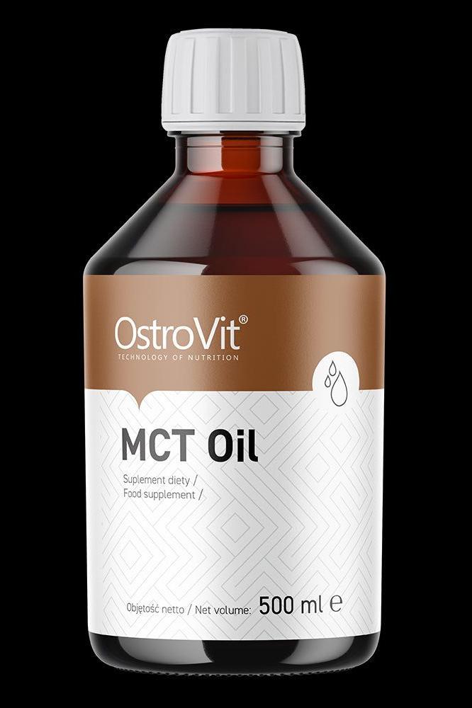 OstroVit MCT Oil 500 ml bottle, a quick energy source for athletes and active individuals.