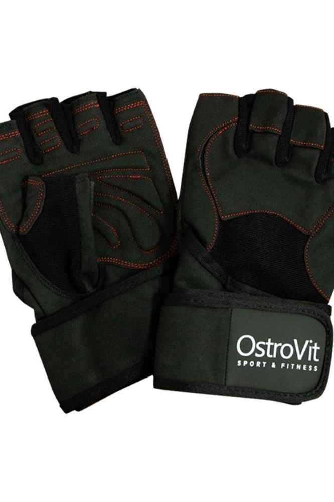 OstroVit men's gloves with stiffener for secure grip and wrist support during workouts