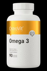 OstroVit Omega 3 supplement bottle with 90 capsules for heart and brain health