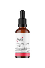 OstroVit Pharma Vitamin ADEK drops in a 30 ml bottle for enhanced immunity and skin health.