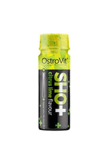 OstroVit Pre Workout Shot in citrus lime flavor for increased energy and focus during workouts.