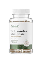 OstroVit Schisandra Chinensis, 90 vegan capsules, 50 mg of schisandrins, modern dietary supplement.