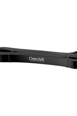OstroVit Training Band Resistance 11-30 kg in black, made of 100% natural latex for effective workouts.