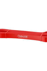 OstroVit red training band resistance 7-16 kg, ideal for weight loss and muscle building, made of natural latex.