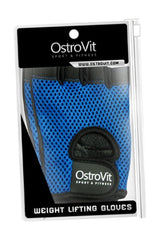 OstroVit women's weight lifting gloves in blue, designed for comfortable grip and protection during workouts.