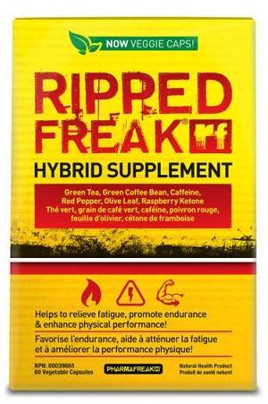 PharmaFreak - Ripped Freak, Hybrid Supplement - 60 vcaps - Nutri.se