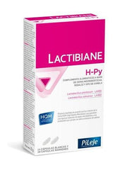 Pileje Lactibiane H-Py supplement box with 42 capsules for gut health and Helicobacter pylori support.