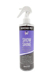 Pro Tan Show Shine Ultra-Light Posing Oil in spray bottle for competition gloss and skin hydration.