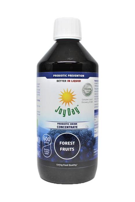 Joy Day Probiotic Drink Concentrate with forest fruits for digestive health and vitality.