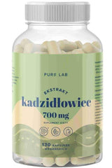Pure Lab Boswellia 700mg supplement bottle, featuring 130 vegan capsules for digestive health support.