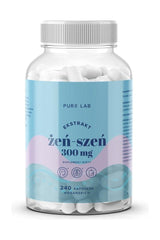 Pure Lab Zen-Szen ekstrakt 300 mg, 240 kapslar, kosttillskott för hälsa och vitalitet.