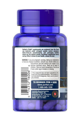 Puritan's Pride Alpha Lipoic Acid 100 mg 60 capsules bottle backside with label details.