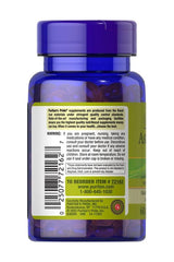 Puritan's Pride Astaxanthin 10 mg supplement bottle with 60 softgels for antioxidant support.