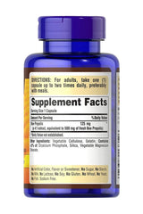 Puritan's Pride Bee Propolis 500 mg supplement bottle, highlighting natural ingredients and nutrition facts.