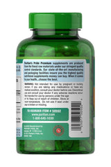 Puritan's Pride Bitter Melon 450 mg supplement bottle, featuring clear label with health information and usage instructions.